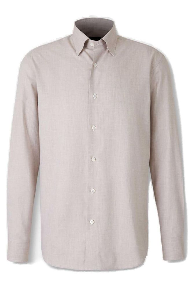 Brioni Long Sleeved Button-Down Shirt
