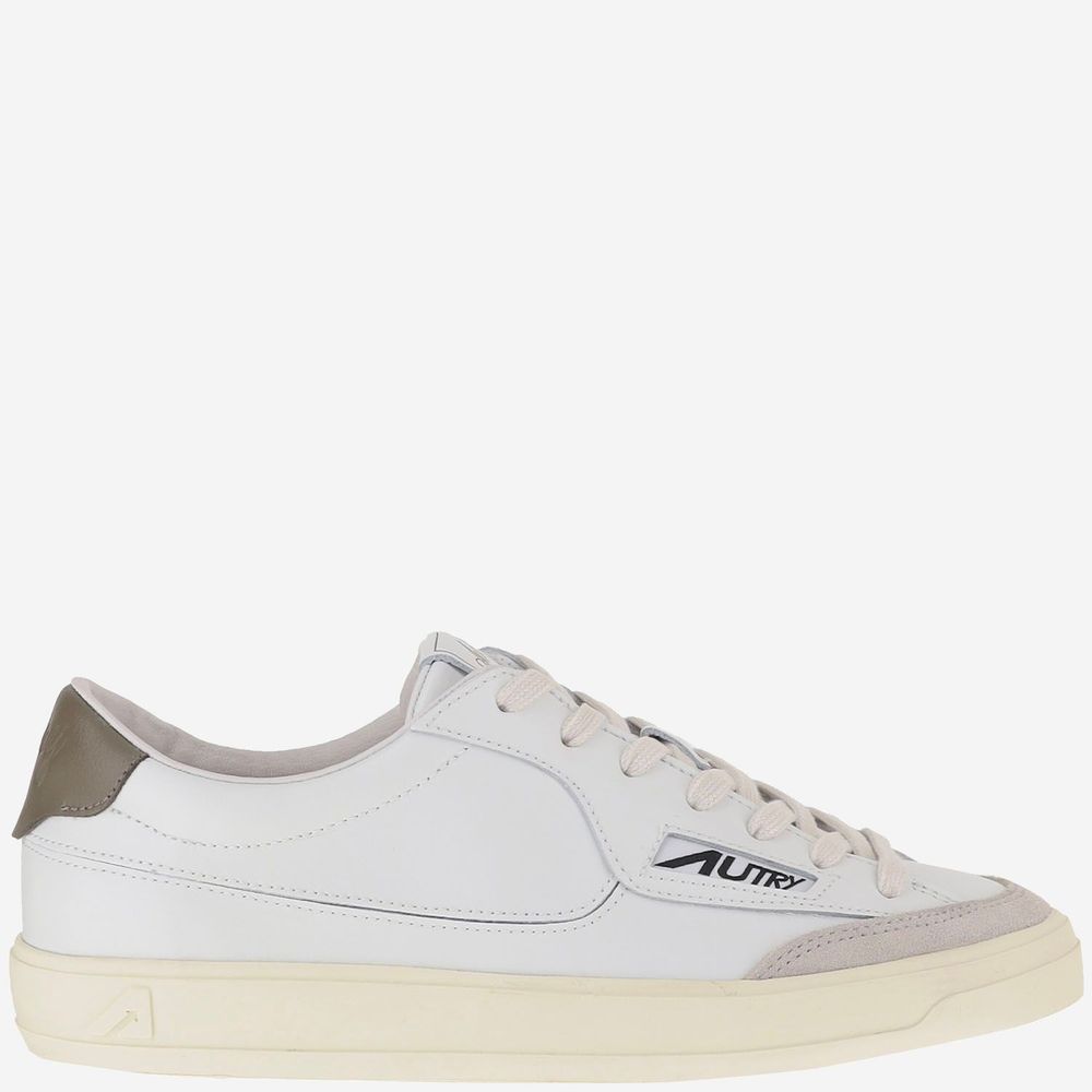 Autry Suede Trim Low-Top Sneakers