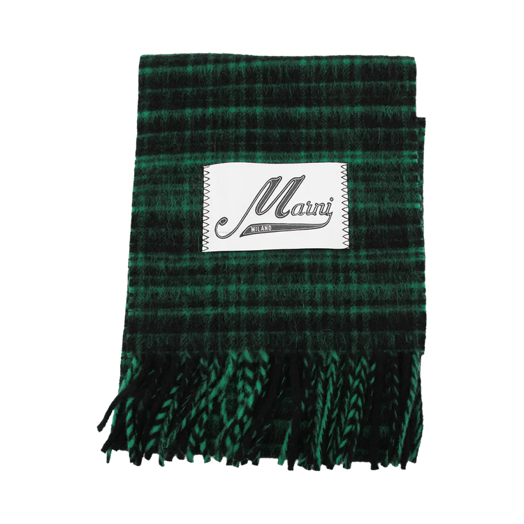 Marni Fringed End Neck Scarf 'Black'