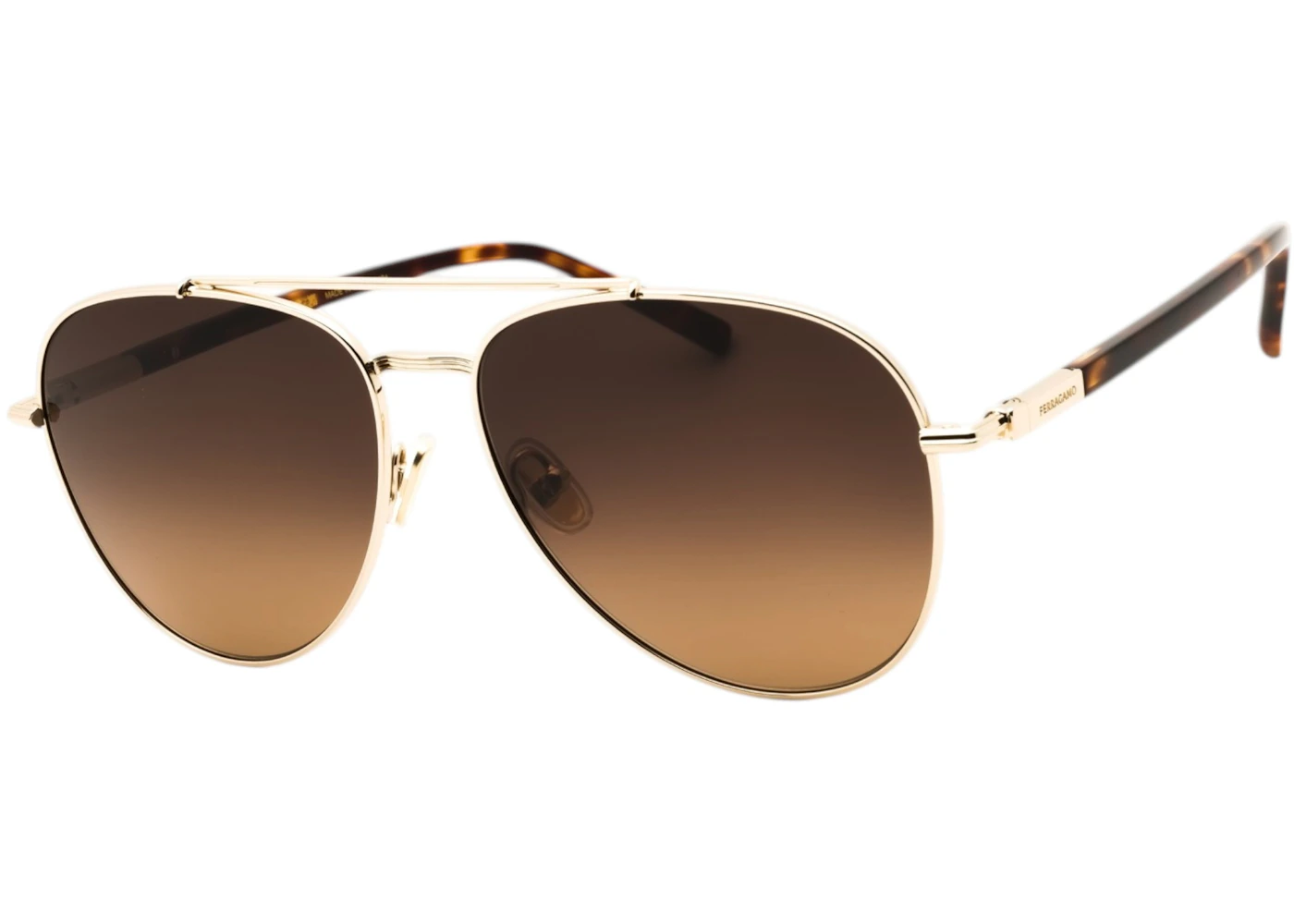 Ferragamo Metal (SF316S-745) Sunglasses Gold