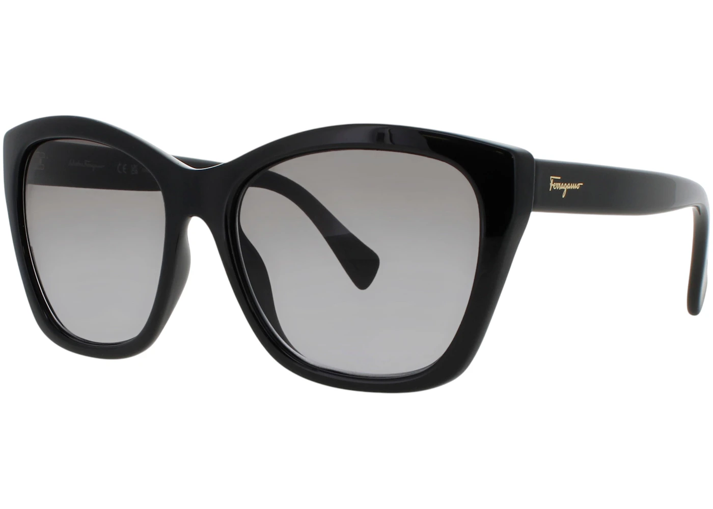 Ferragamo Women's Acetate (SF957S-001) Sunglasses Black