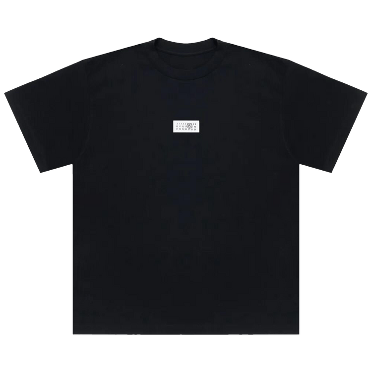MM6 Maison Margiela Front Label T-Shirt 'Black'