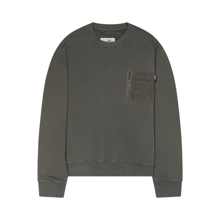 MM6 Maison Margiela Sweatshirt With Cargo Pocket 'Grey'