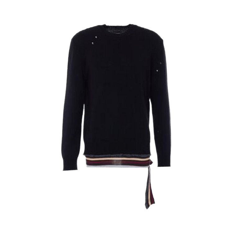 MM6 Maison Margiela Crewneck 'Black/Multicolor'