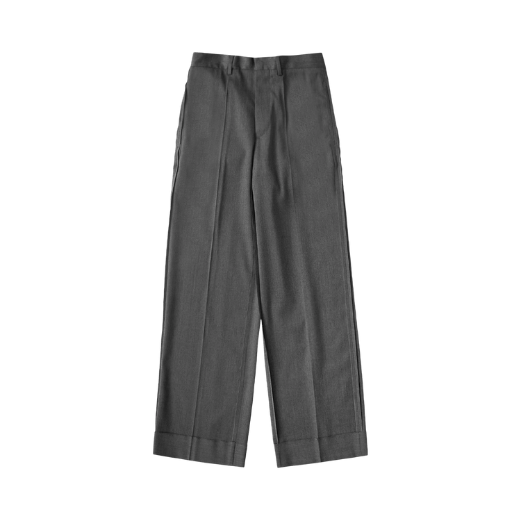 MM6 Maison Margiela Tailored Wool Pants 'Dark Grey Melange'