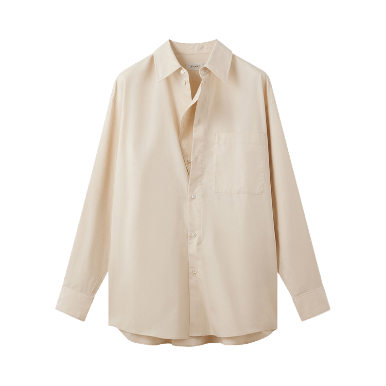 Lemaire Long Shirt 'Light Cream'