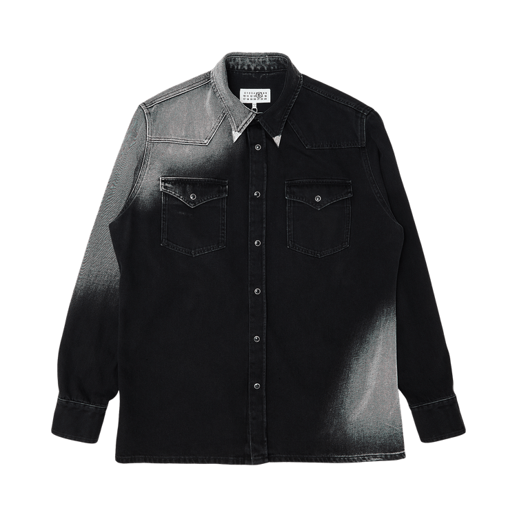 MM6 Maison Margiela Long-Sleeve Shirt 'Black'