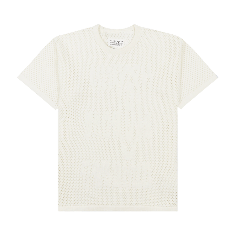 MM6 Maison Margiela Net Long Sweater 'White'