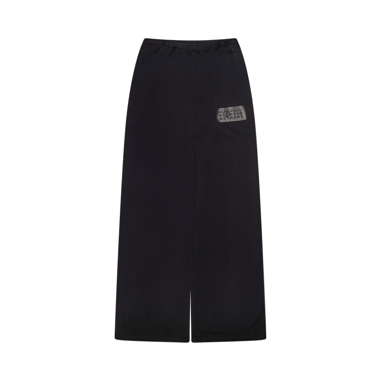 MM6 Maison Margiela Logo Tag Sweatpants 'Black'
