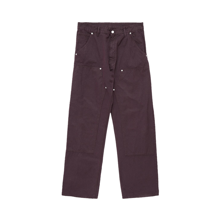 MM6 Maison Margiela Canvas Workwear Pants 'Dark Wine'