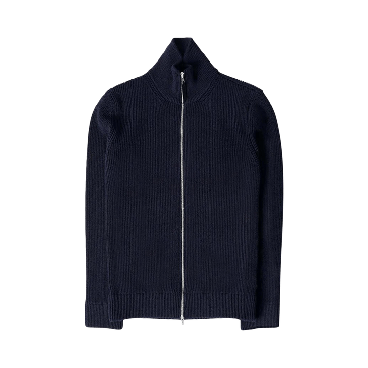 Maison Margiela Zip Cardigan 'Navy Blue'