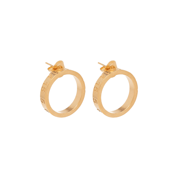 Maison Margiela Number Logo Earrings 'Gold'
