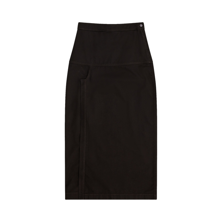 Lemaire Skirt With Slit 'Black'