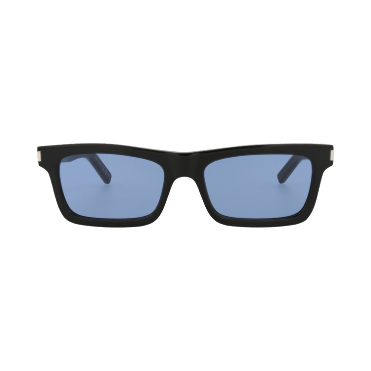 Saint Laurent Square Sunglasses 'Black/Blue'