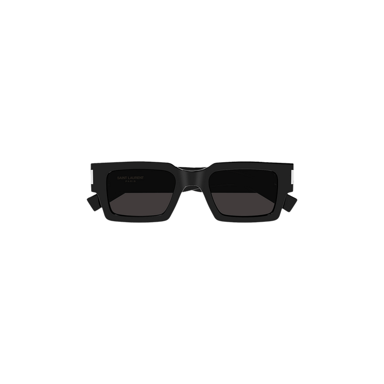 Saint Laurent Geometric Frame Sunglasses 'Black'