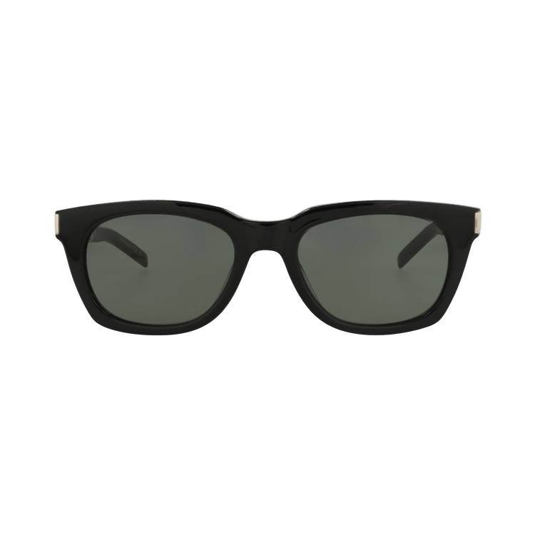 Saint Laurent Square Sunglasses 'Black/Silver/Grey'