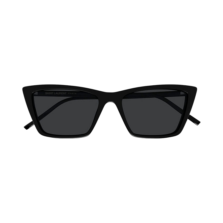 Saint Laurent Mica Thin Cat Eye Sunglasses 'Black'