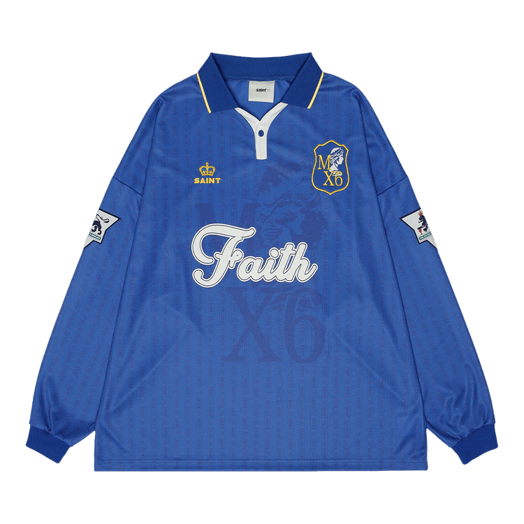 SAINT Mxxxxxx Faith Soccer Shirt 'Blue'