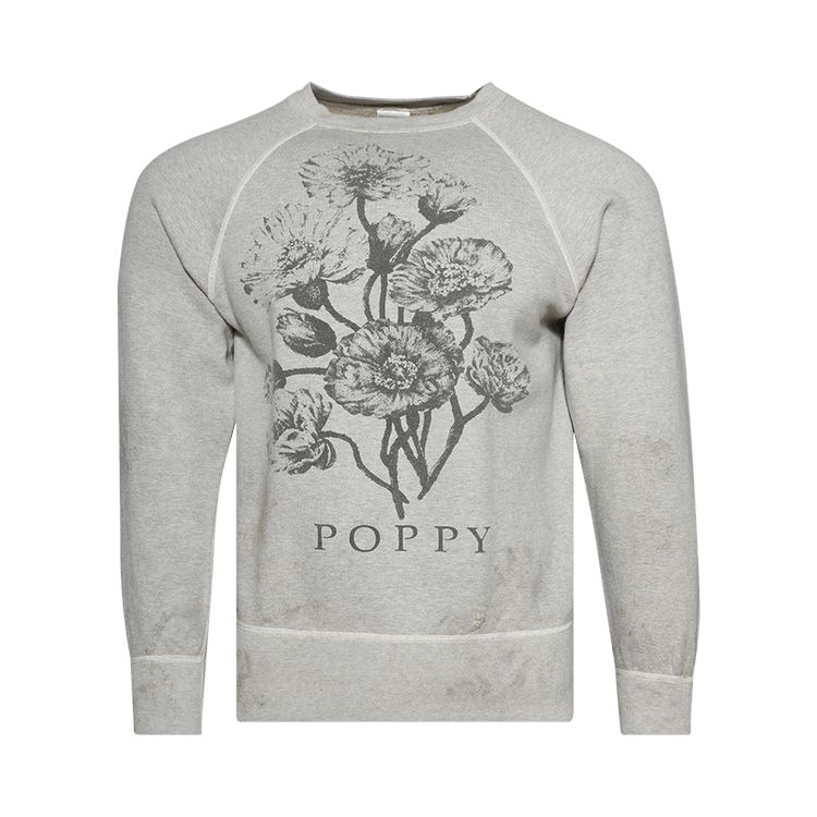 SAINT Mxxxxxx Flower Crewneck Sweatshirt 'Grey'
