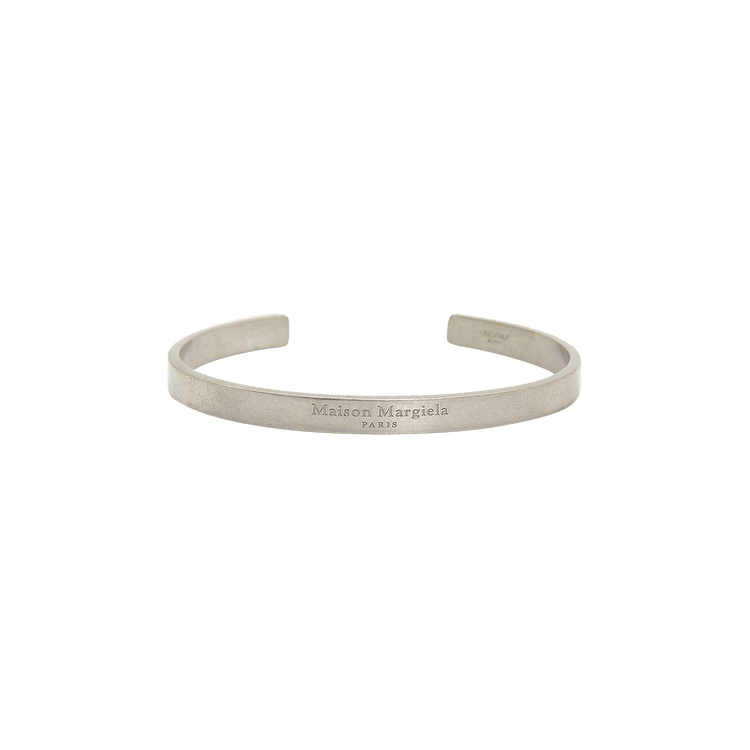 Maison Margiela Logo Cuff Bracelet 'Silver'