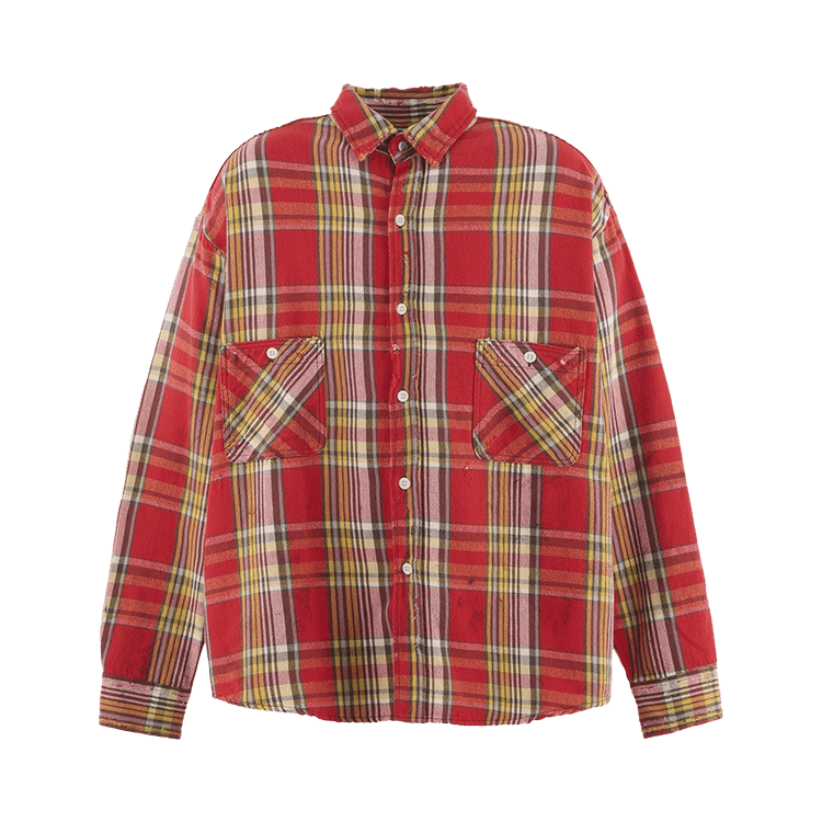 SAINT Mxxxxxx Check Flannel Shirt 'Red/Yellow'