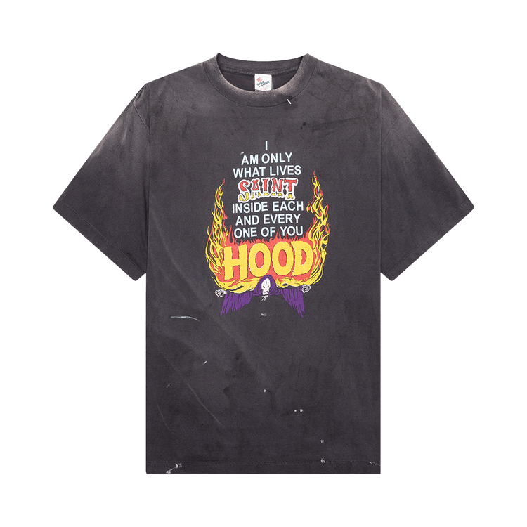 SAINT Mxxxxxx x Neighborhood Hood Tee 'Black'