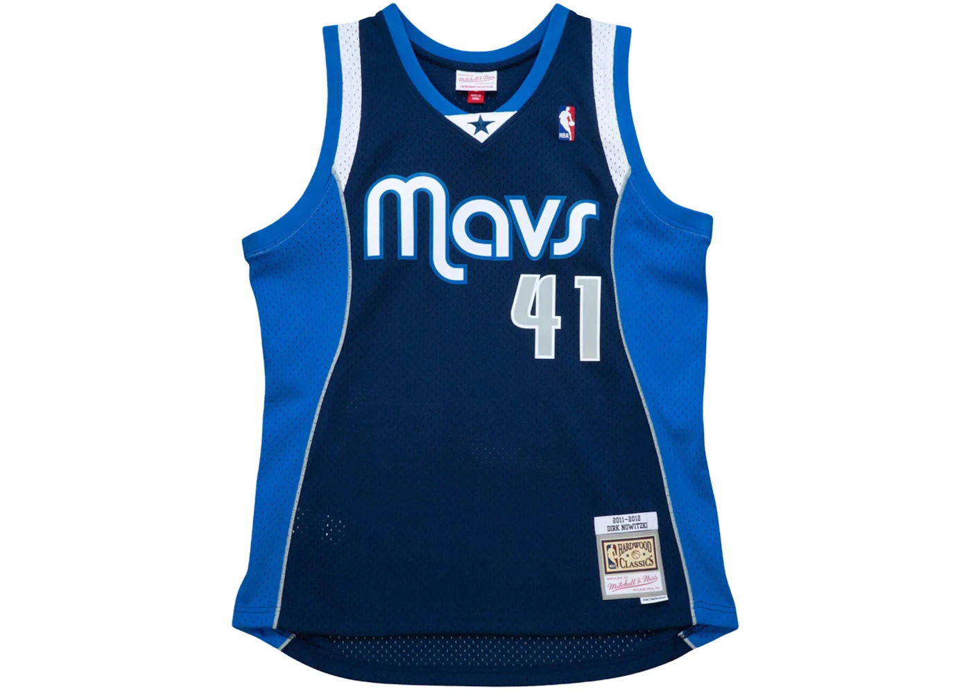 Mitchell & Ness Dirk Nowitzki Dallas Mavericks 2011-12 Swingman Jersey Astros Blue