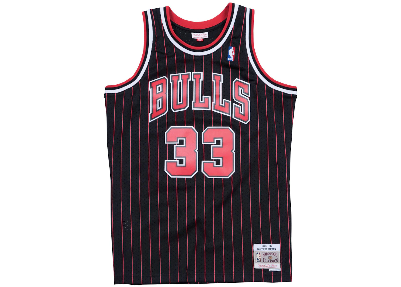 Mitchell & Ness Chicago Bulls Alternate 1995-96 Scottie Pippen Swingman Jersey Black