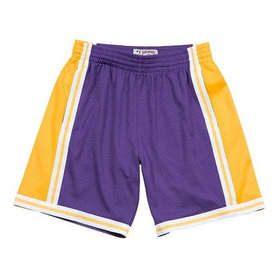 Mitchell & Ness NBA Swingman Shorts Los Angeles Lakers Road 1984-85 'Purple Gold'