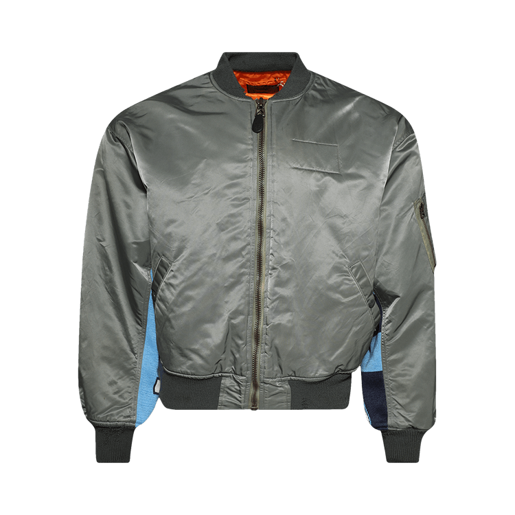 SAINT Mxxxxxx Contrasting Sleeves Bomber Jacket 'Khaki'