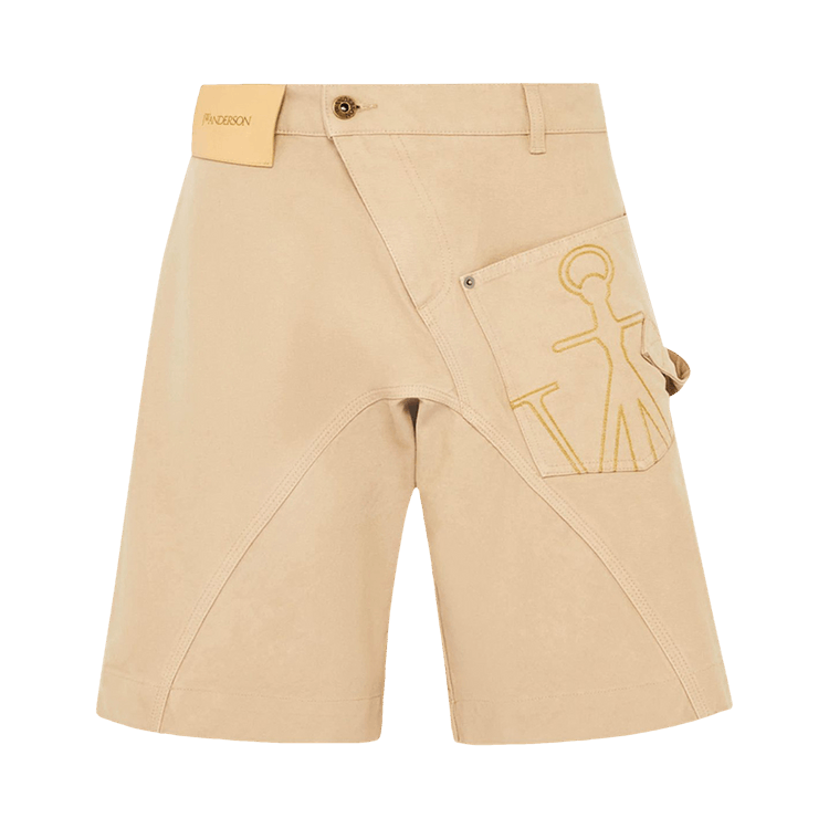 JW Anderson Twisted Workwear Shorts 'Flax'