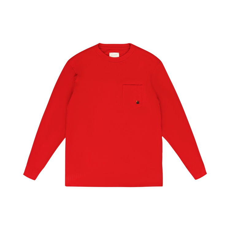 Aimé Leon Dore Pocket Logo Long-Sleeve T-Shirt 'Red'