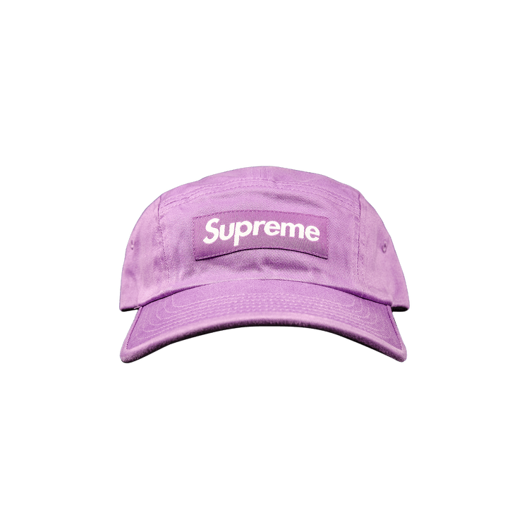 Supreme Washed Chino Twill Camp Cap 'Light Purple'
