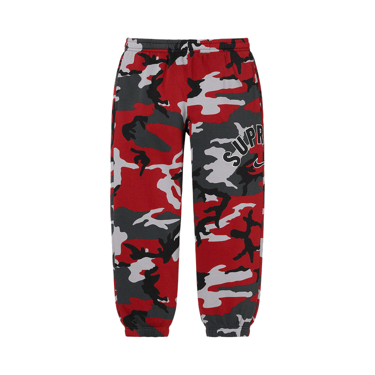 Supreme x Nike Arc Sweatpant 'Red Camo'