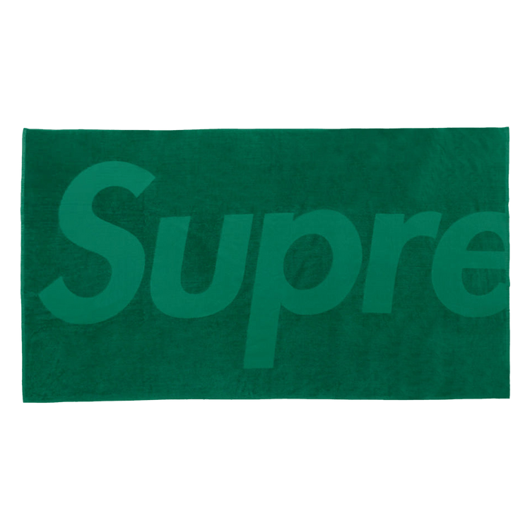 Supreme Tonal Logo Towel 'Green'