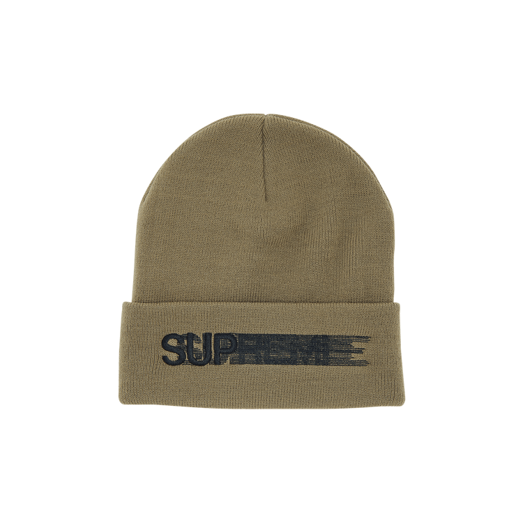 Supreme Motion Logo Beanie 'Taupe'