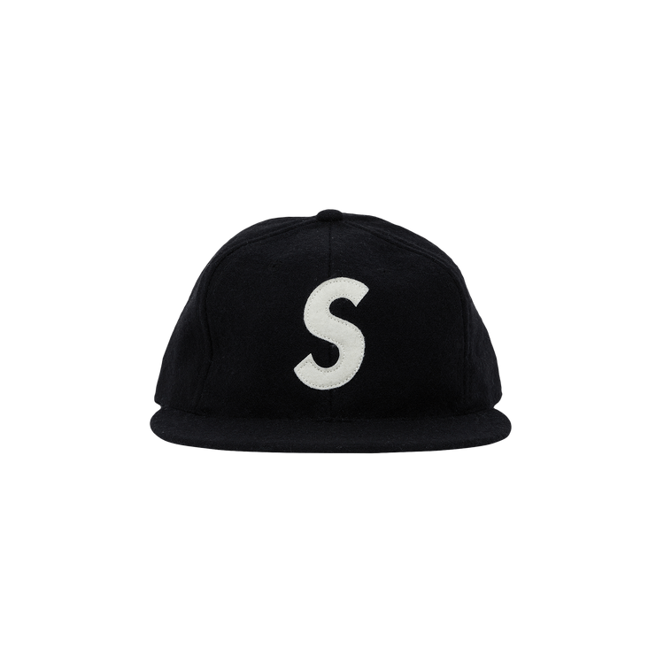 Supreme x Ebbets S Logo Fitted 6-Panel 'Black'
