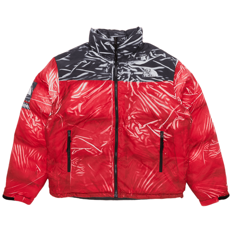 Supreme x The North Face Printed Nuptse Jacket 'Red'
