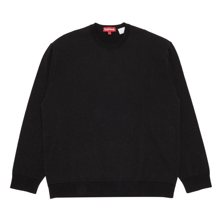 Supreme Metallic Long-Sleeve Top 'Black'
