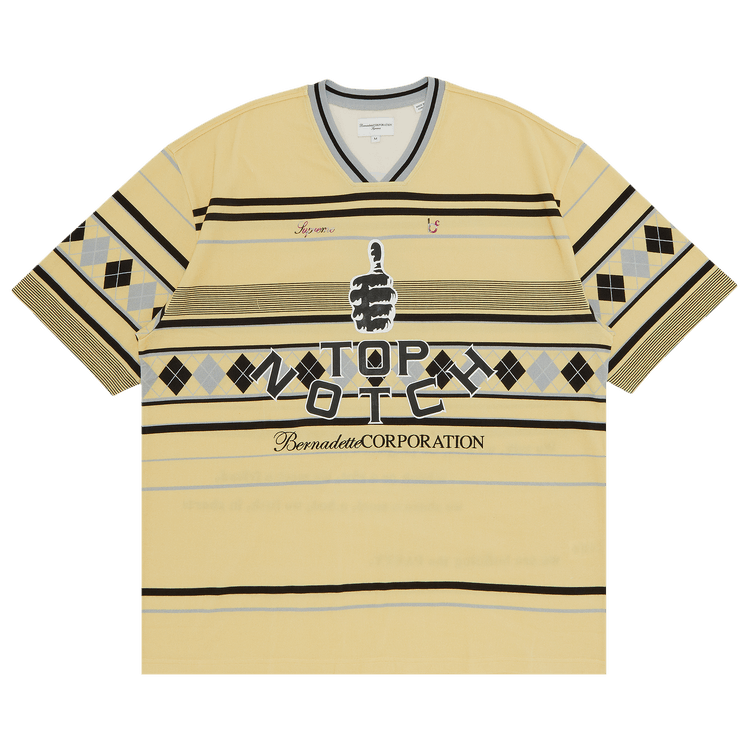Supreme x Bernadette Corporation Pique Soccer Top 'Pale Yellow'