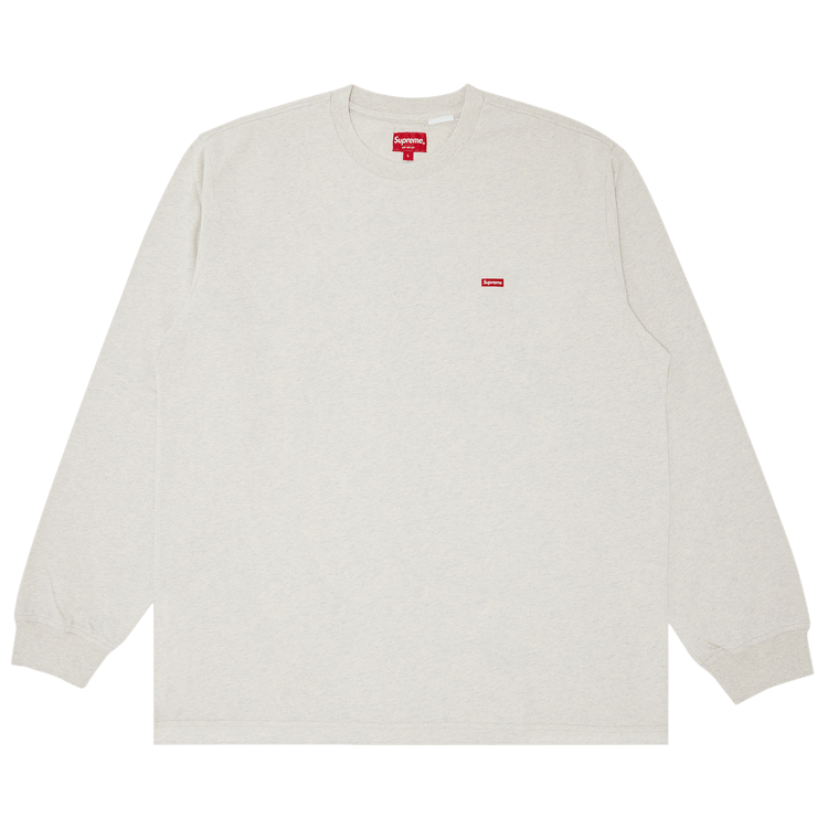 Supreme Small Box Long-Sleeve Tee 'Oatmeal'