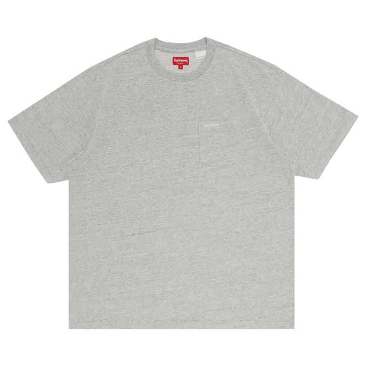 Supreme Short-Sleeve Pocket Tee 'Heather Grey'