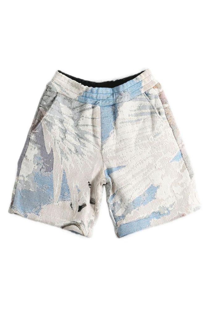 Amiri Tapestry Pegasus Baggy Shorts