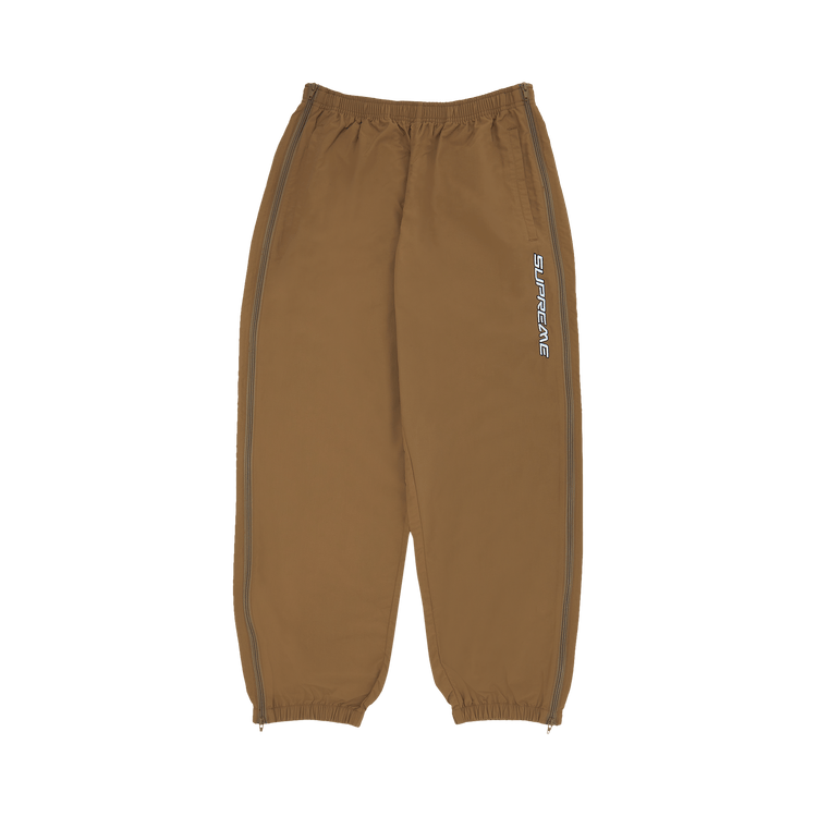 Supreme Full Zip Baggy Warm Up Pant 'Light Brown'