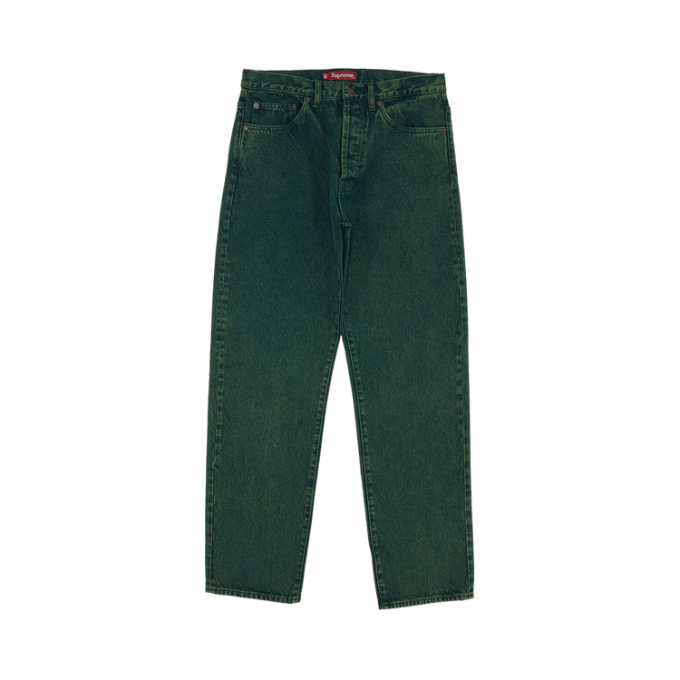 Supreme Regular Jean 'Overdyed Green'