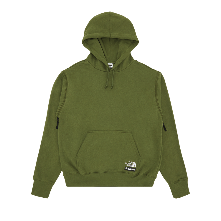 Supreme x The North Face Convertible Hooded Sweatshirt 'Olive'
