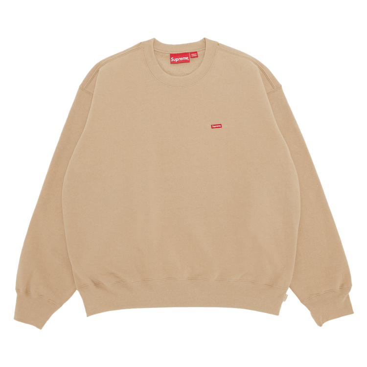 Supreme Small Box Crewneck 'Tan'