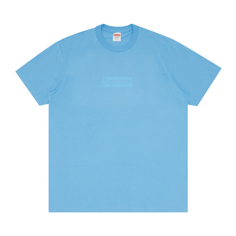 Supreme Tonal Box Logo Tee 'Bright Blue'