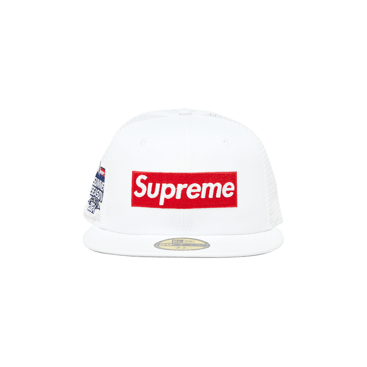 Supreme Box Logo Mesh Back New Era 'White'