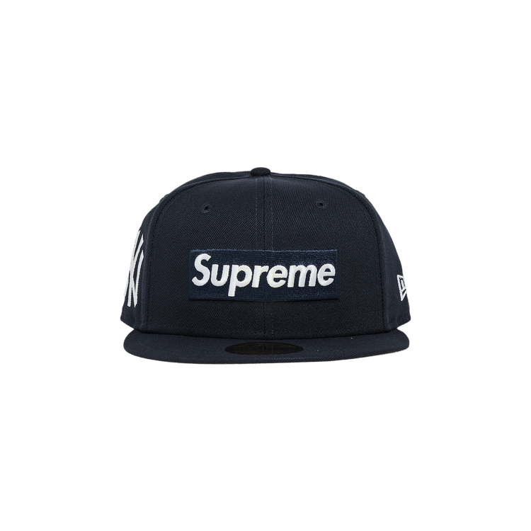 Supreme x MLB Teams Box Logo New Era 'Navy - New York'
